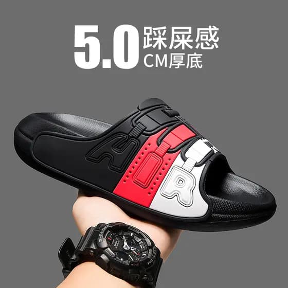 2025 verão novo estilo sandálias chinelos masculinos chinelos na moda sapatos de praia masculino Casual ao ar livre Wear