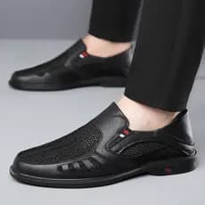 Sapatos masculinos de verão respirável sapatos de malha fina respirável desodorante malha sapatos masculinos leves sapat