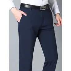 High-End calças casuais masculinas verão macacão fino calças primavera outono calças compridas 2026 novo estilo terno ma