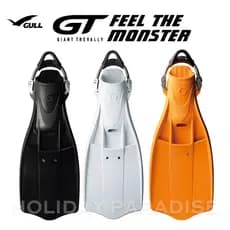 Japão Gull GT fin barbatanas de mergulho grande impulso jato barbatana tecnologia mergulho barbatanas mergulho profundo