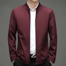 Idosos de meia-idade feliz pai primavera outono roupas masculino casaco vestido de casamento jaqueta Benming ano tigre v