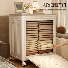 Caixa de armazenamento de roupas doméstico grande capacidade Flip quarto colcha caixa de armazenamento dobrável armário