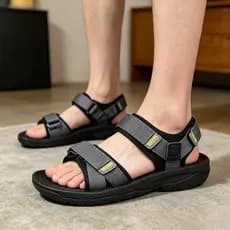 Sandálias masculinas vietnã verão versão coreana na moda jovens estudantes All-Match exterior usar sapatos de praia sola