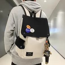 Mochila masculina mochila ins lazer esportes portátil grande capacidade estudantes do ensino médio mochila masculina est