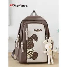 Mochila escolar feminina fofa de alto valor, mochila escolar para estudantes universitários, viagem, lazer, bolsa de via