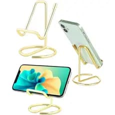 Suporte De Telefone Celular Para Mesa , Metal , Lindo Exibição Em Ouro Rosa Compatível Com Todos Os Telefones Celulares