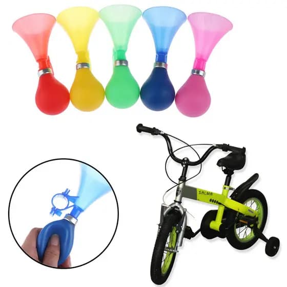 Buzina De Ar Colorida Para Bicicleta , Segurança , Estrada , Crianças , Guidão , Sino , Ferramenta , Acessórios Práticos