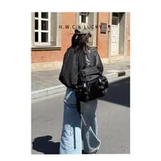 Mochila de montanhismo ao ar livre leve à prova d'água Nylon Bolsa