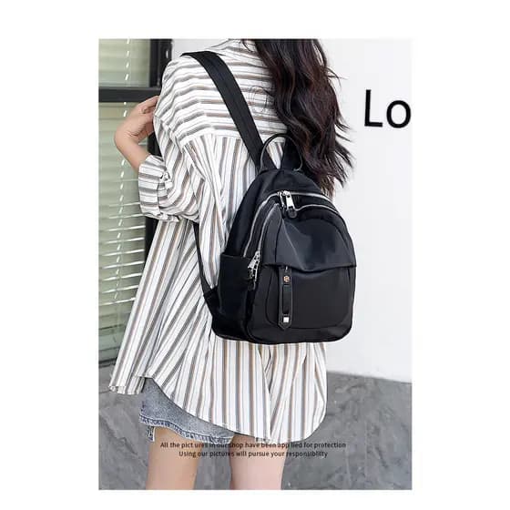 Senhoras de viagem mochila feminina 2026 novo estilo moda leve mochila de viagem à prova dwaterproof água saco de pano d