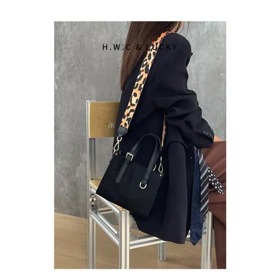 Bolsa feminina loja na segunda-feira 丨 bolsa mensageiro bolsa de pano de náilon bolsa feminina bolsa de ombro bolsa femi