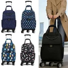 Mochila de carrinho de viagem curta feminina Universal roda saco de bagagem bolsa de computador embarque 60cm carrinho b