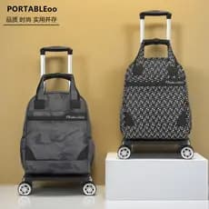 Carrinho de roda Universal 53cm saco de computador Ultra-leve saco de viagem de curta distância saco de ginásio dobrável