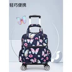 53cm carrinho saco bolsa à prova dwaterproof água portátil leve carrinho saco roda Universal pequeno carrinho compras Ou