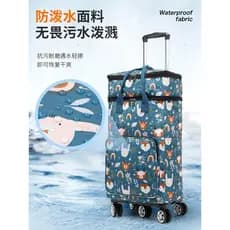 Roda Universal leve carrinho saco bolsa cinco rodas compras carrinho de compras à prova dwaterproof água grande capacida