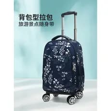 Mochila carrinho saco de bagagem de viagem dobrável portátil Universal roda trole caso pequeno leve 53cm viagem