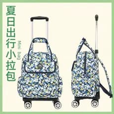 Viagem de curta distância viagem embarque pequena puxar saco Universal roda carrinho bagagem leve bolsa mochila mochila