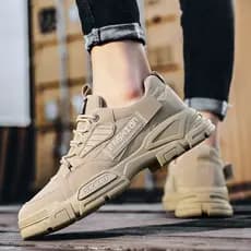 Sapatos masculinos de verão montanhismo impermeável antiderrapante resistente ao desgaste local de construção masculino