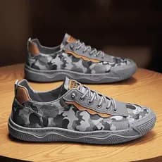 Sapatos masculinos de verão verão Casual camuflagem livre sapatos de pano masculino antiderrapante resistente ao desgast