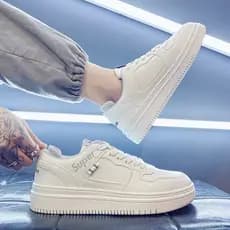 Pequenos sapatos brancos sapatos masculinos verão 2026 novo estilo All-Match adolescente esportes sapatos brancos casuai