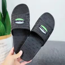 Novo estilo chinelos de banheiro verão casa feminina antiderrapante banho desodorante confortável casa sandálias planas