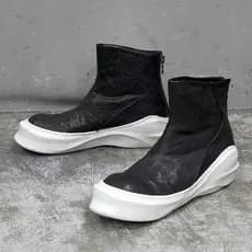 Novo estilo de sapatos masculinos de couro genuíno estilo britânico Martin botas masculinas de cano alto botas masculina