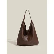 Versão coreana nicho simples axilas saco High-End preguiçoso sacola de couro macio Commuter saco All-Match bolsa de ombr