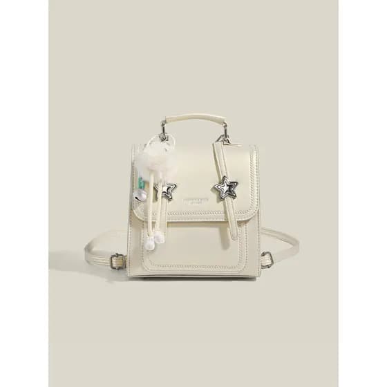 Original Mini mochila feminina saco 2026 novo estilo verão High-End estudante pequena mochila passeio saco de escola de