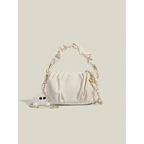 Bolsa feminina mensageiro nicho Design 2026 novo estilo bolsa de ombro bolsa moda feminina bolsa nuvem bolsa axilas