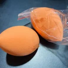 Pequena quantidade Original RT maquiagem esponja ovo molhado seco maquiagem ovo sem costura maquiagem esponja ovo não co
