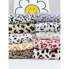 Cobertor de flanela com estampa de leopardo, cobertor de flanela para quatro estações, ar condicionado, outono inverno,
