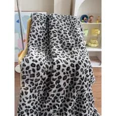 O momento leopardo impressão cobertor de leite capa cobertor xale cobertor ar condicionado cobertor quente High-End Casu