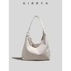 GIRRYA simples Casual sacola feminina 2026 verão novo estilo cor sólida High-End sentimento grande capacidade Commuter b