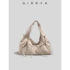 GIRRYA verão estilo menina estilo coreano arco triângulo saco feminino 2026 novo estilo nicho All-Match bolsa de ombro