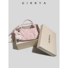 GIRRYA feminino Casual Floral de um ombro saco do mensageiro feminino 2026 primavera novo estilo moda All-Match doce peq
