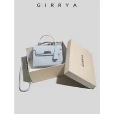 GIRRYA primavera moda Kelly saco feminino 2026 novo estilo High-End bloqueio portátil saco do mensageiro luz luxo pequen