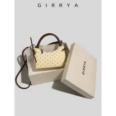 GIRRYA verão nicho Polka Dot bolsa feminina 2026 novo estilo All-Match High-End luz ombro saco do mensageiro