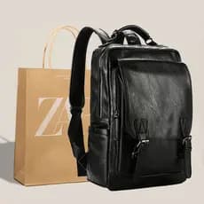 2026 novo estilo de grande capacidade Retro mochila de negócios na moda bolsa masculina moda computador bolsa de viagem