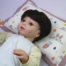 Infantil verão algodão gaze fronha crianças travesseiro respirável absorvente de suor quatro estações Universal dois tam
