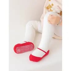 Bebê meias de chão antiderrapante crianças meias primavera outono bebê recém-nascido Ballet meias como sapatos meias alt