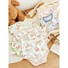 Bebê bebê triângulo bebê macacão verão fino macacão roupas recém-nascidos masculino feminino bebê puro algodão desossado