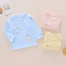 Bebê Maggie bebê puro algodão outono roupas de uma peça topo masculino feminino bebê primavera outono par Cardigan de ma