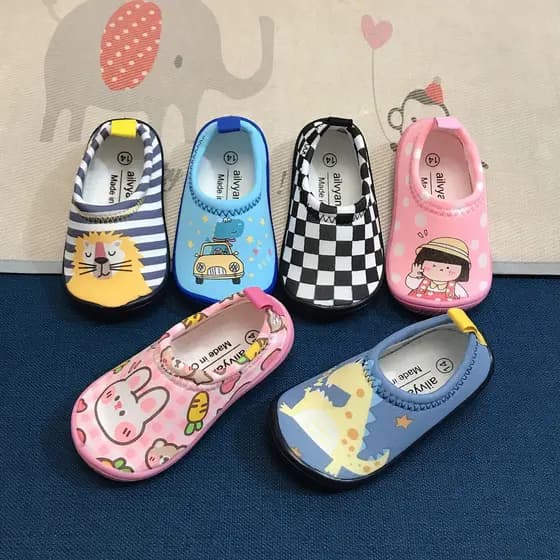 Verão outono crianças único sapatos masculino feminino bebê jardim de infância dos desenhos animados sapatos de sola mac