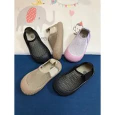 2024 primavera verão crianças sapatos de rede bebê jardim de infância sandálias de malha oca meninos meninas deslizament