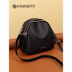 Bolsa de ombro feminina de couro genuíno 2026 novo estilo de couro macio portátil bolsa Casual feminina mãe de meia-idad