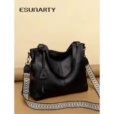 Bolsa Tote de couro genuíno feminino 2026 novo estilo couro genuíno primeira camada de couro grande capacidade bolsa sen