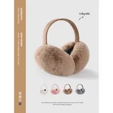 Além de protetores de orelha de pelúcia inverno feminino orelha quente bonito quente earmuffs proteção de ouvido anticon