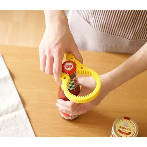Abridor de latas em forma de cabaça para casa, estilo japonês, economia de trabalho, abridor de latas multifuncional, ab