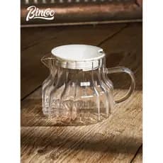 Bincoo pote de compartilhamento de café pote de vidro fermentação fria chá flor bule doméstico fermentação fria filtro d