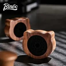 Bincoo noz aparelho de café escova limpeza acessórios café italiano dispensador pó martelo escova limpeza especial