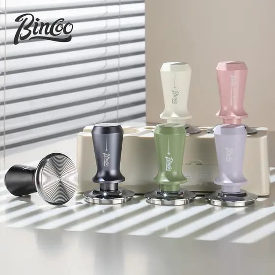 Bincoo café em pó martelo italiano elástico Universal 51/58mm dispensador de pó Base de máquina de café conjunto de três
